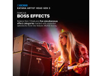<b>BOSS KATANA ARTIST HEAD GEN 3 Cabeça 100W</b> <b>BOSS KATANA ARTIST HEAD GEN 3 Cabeça 100W</b>